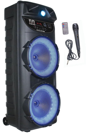 Altoparlante luminoso per karaoke - INOVALLEY - MS02-XXL-N - Bluetooth 5.0 - 1000W