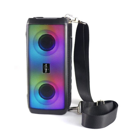 Altoparlante luminoso Bluetooth - INOVAALLEY - HP345-B - 10W - LED - Bluetooth V5.3 - Micro - TWS - FM - USB 2.0 - micro SD - AUX-IN