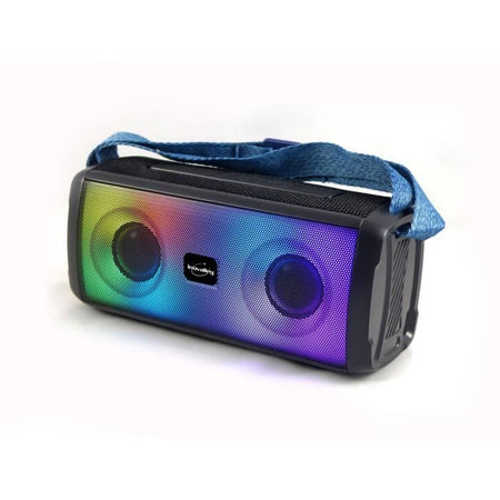 Altoparlante luminoso Bluetooth - INOVAALLEY - HP345-B - 10W - LED - Bluetooth V5.3 - Micro - TWS - FM - USB 2.0 - micro SD - AUX-IN