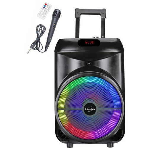 Altoparlante da carrello - INOVAALLEY - KA122 - 700W - Bluetooth - Illuminato