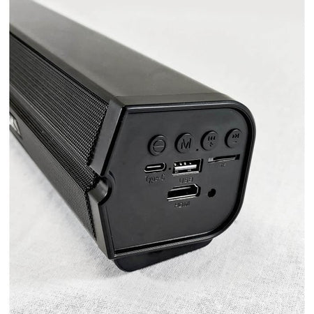 Soundbar luminosa - INOVAALLEY - BS11 -60W - LED - Bluetooth V5.0 - HDMI - USB 2.0 - micro SD - FM - batteria 2400mAh