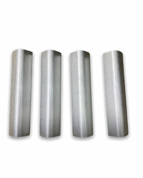 Finali angolari per zoccolo da cucina pezzi 4. 15 H INOX