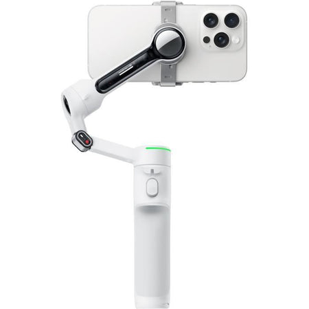 Stabilizzatore pieghevole a 3 assi Insta360 Flow 2 Pro Standard, bianco