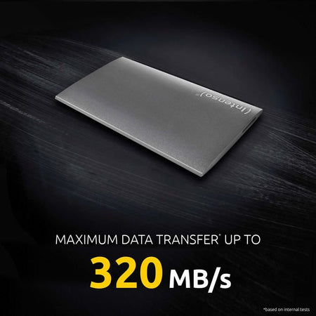 Disco rigido esterno SSD - INTENSO - PREMIMUM - 512GB - Grigio