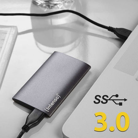 Disco rigido esterno SSD - INTENSO - PREMIMUM - 512GB - Grigio