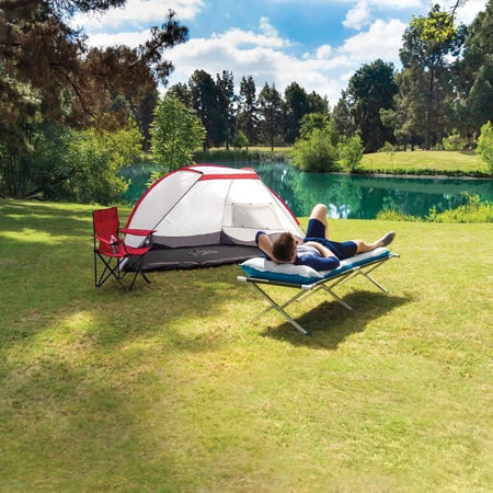 Materasso da campeggio gonfiabile INTEX - 1 posto - Grigio