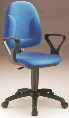 Sedia ergonomica girevole da ufficio operativo con braccioli