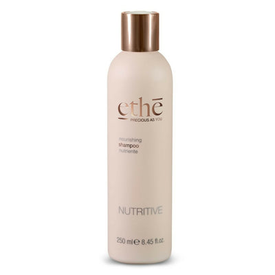 Shampoo Nutriente Emsibeth Ethè Nutritive – Detergente Idratante per Capelli Secchi e Crespi, con Burro di Mandorla e Moringa, Dona Morbidezza, Lucentezza e Setosità