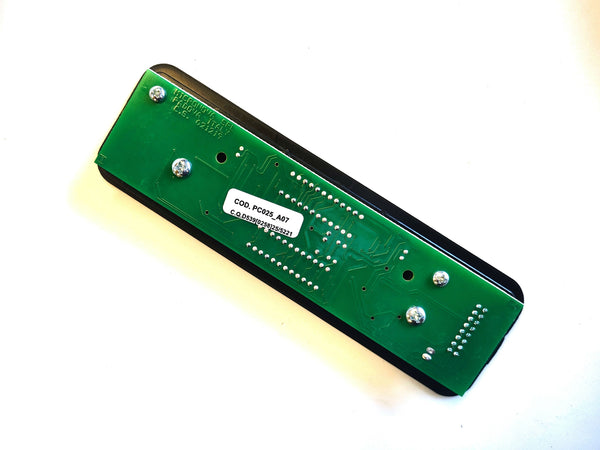 Display Micronova LED Compatibile per numerosi marchi Stufe a Pellet,6 Tasti Dimensioni: 160x50x23 mm.