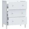 Mobile lavabo - Bianco - 3 cassetti - L64 x P40 x H83 cm - IPSARION