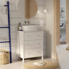 Mobile lavabo - Bianco - 3 cassetti - L64 x P40 x H83 cm - IPSARION