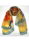 GATTINONI FOULARD PLANETARIO FOULARD 70X140 SILK da donna