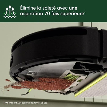 Robot aspirapolvere - iRobot - Roomba 205 - DustCompactor - Nero - Garanzia 2 anni