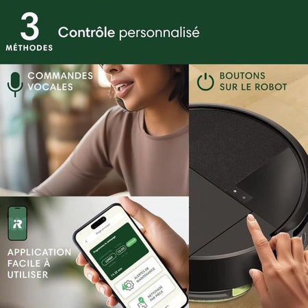 Robot aspirapolvere - iRobot - Roomba 205 - DustCompactor - Nero - Garanzia 2 anni