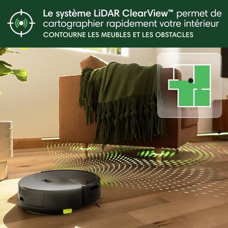 Robot aspirapolvere - iRobot - Roomba 205 - DustCompactor - Nero - Garanzia 2 anni