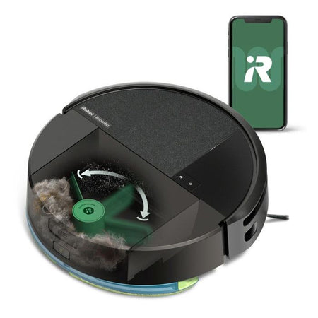 Robot aspirapolvere - iRobot - Roomba 205 - DustCompactor - Nero - Garanzia 2 anni