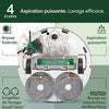 iRobot Roomba Plus 405 Combo Robot + AutoWash - Base multifunzione - Salviette lavabili e asciuganti - LiDAR Clearview