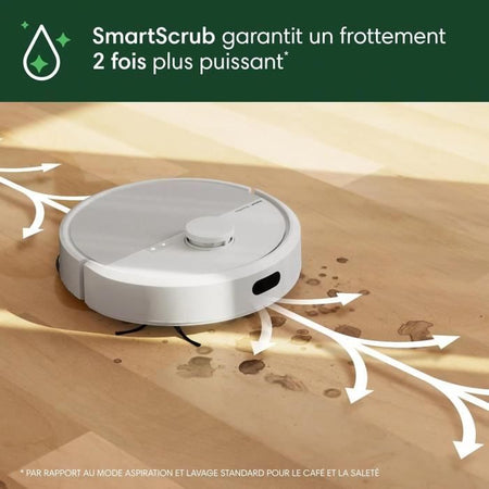iRobot Roomba Plus 405 Combo Robot + AutoWash - Base multifunzione - Salviette lavabili e asciuganti - LiDAR Clearview