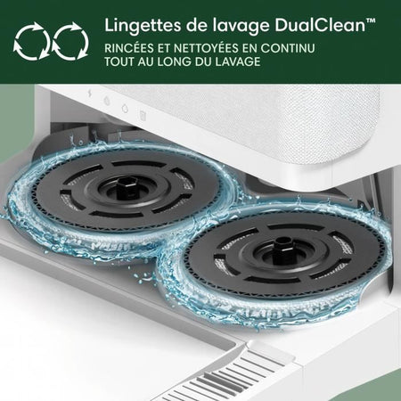 iRobot Roomba Plus 505 Combo + AutoWash - Base multifunzione - Lava e asciuga con aria calda delle salviette - PrecisionVision IA