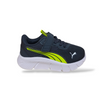 Puma FlexFocus Sneakers Bambino Grigio Giallo – Leggere con Velcro | Taglie 20-35