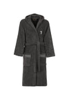 Trussardi Home Accappatoio con Cappuccio in Puro Cotone Ribbon S100