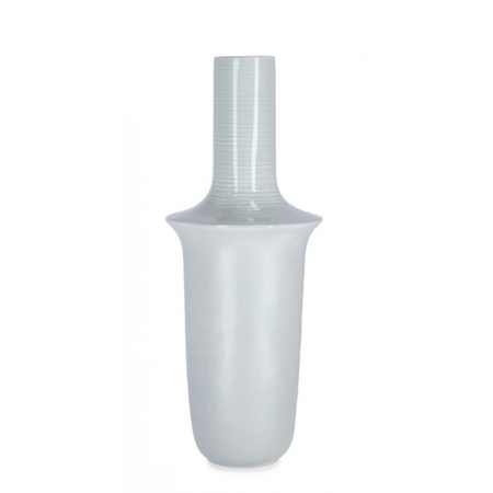 Vaso isao azzurro ceramica impermeabile internamente