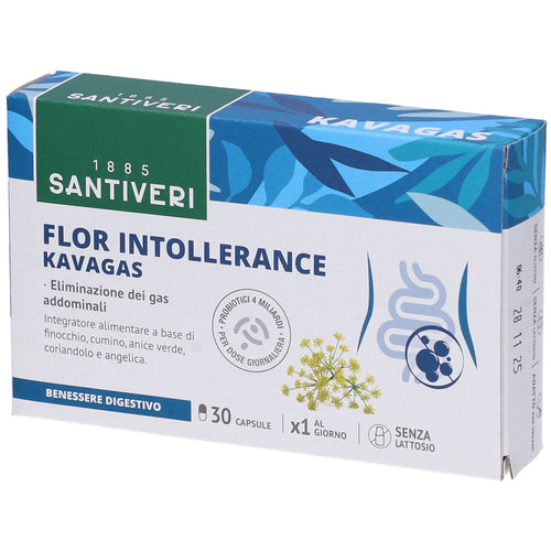 Kavagas Flor Intollerance Integratore 30 Capsule