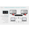 I-TEC DOCKING STATION USB-C KVM PER 3 HOSTS, DUAL DISPLAY, POWER DELIVERY 1X 92W/2X 65W