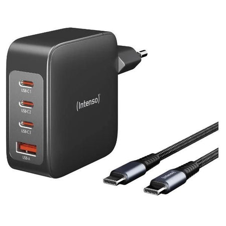 INTENSO POWER ADAPTER INCLUDING CHARGING 140W + DATA CABLE NYLON 2,0M