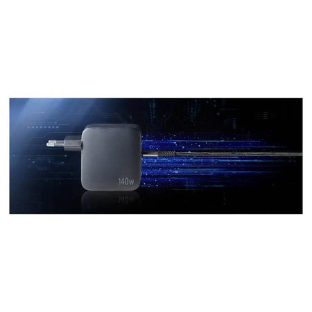 INTENSO POWER ADAPTER INCLUDING CHARGING 140W + DATA CABLE NYLON 2,0M