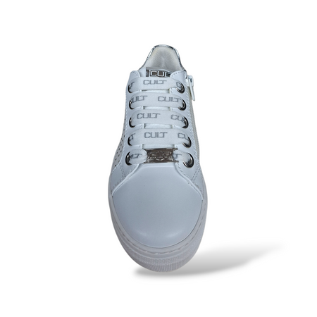 Sneakers Bambina Bianche Eleganti Cult T-502 - Cerimonia Comunione 33-40