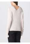 calvin klein MAGLIA LYOCELL WOOL V-NECK SWEATER da donna