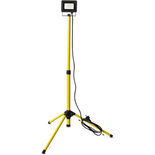 Faretto LED su treppiede - I-Watts - I-SP1T-201800 - 20 W - 1800 lumen - Altezza massima 132 cm