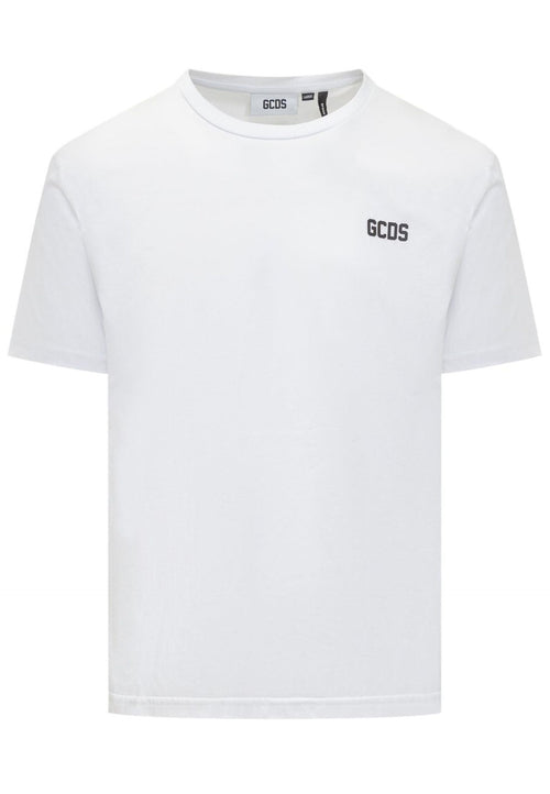 GCDS T-SHIRT LOW BAND LOGO REGULAR T-SHIRT da uomo