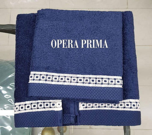 Set Asciugamani Opera Prima Marte  Spugna di Cotone