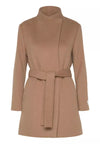 calvin klein CAPPOTTO WOOL FUNNEL NECK COAT da donna