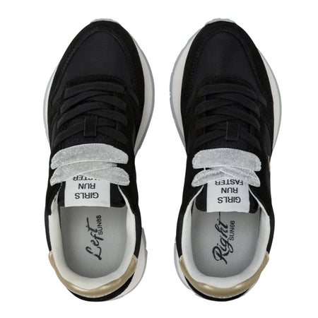 SUN68 sneaker donna sun68 - ally gold silver - nero da donna