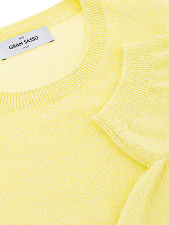 Gran Sasso T-Shirt Mezzo Manica in Giallo da uomo