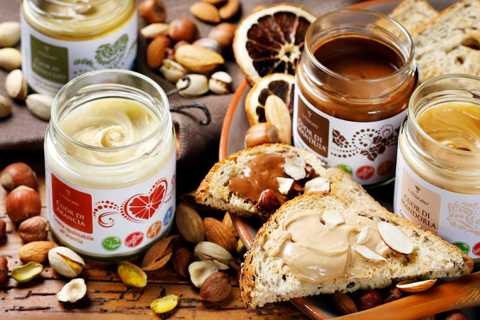 Il Modicano - Crema dolce spalmabile BIO alla mandorla – Cuor di mandorla - 180 gr