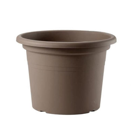 Vaso tondo in plastica "Cilindro Basic" colorato per giardino piante e fiori
