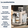 De Longhi Rivelia Beige Macchina Caffè Automatica 1450W 1.4L EXAM44055BG