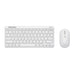 Tastiera con Mouse Wireless Lyra White Trust 25074
