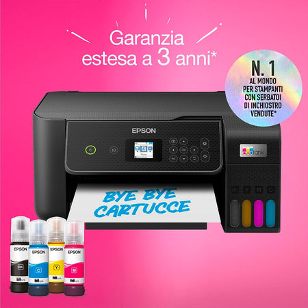 Epson EcoTank ET-2870 Multifunzione Inkjet Wi-Fi Nero