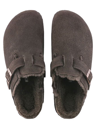 BIRKENSTOCK Boston pelliccia di agnello da donna