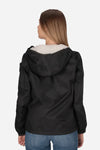 Blauer Giubbotto Donna Antivento Antipioggia con Cappuccio Anawan 26SBLDC11099 Nero