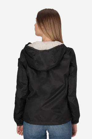 Blauer Giubbotto Donna Antivento Antipioggia con Cappuccio Anawan 26SBLDC11099 Nero