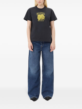 GANNI T-shirt Owls da donna