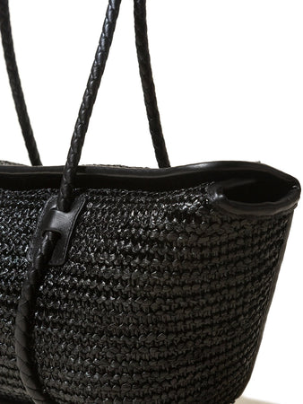 HEREU borsa a tracolla forna raffia da donna