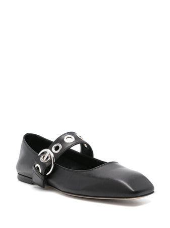 AEYDE Uma Leather Mary-Jane Flats da donna
