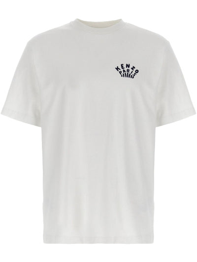 Kenzo T-shirt con stampa logo da uomo